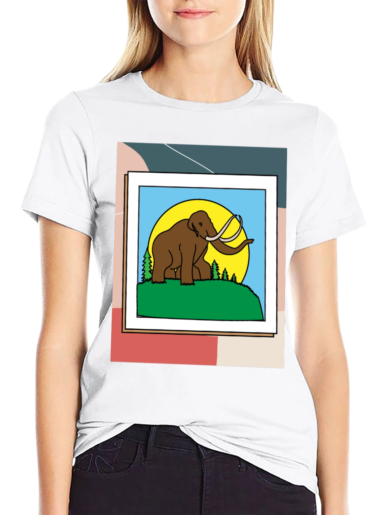 Mammoth Graphic T-Shirt - Retro Style