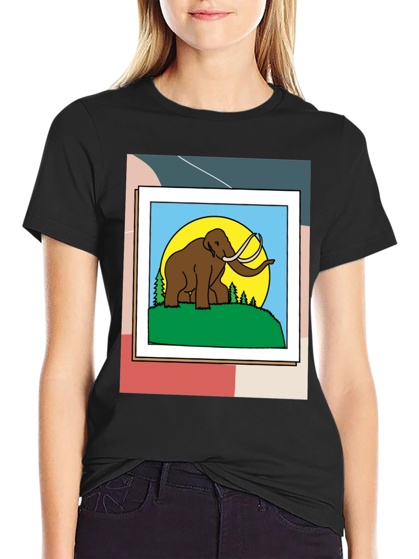 Mammoth Graphic T-Shirt - Retro Style