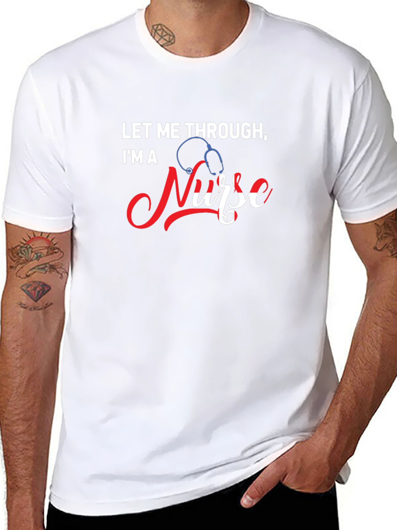 Let Me Through Im A Nurse Graphic Tee