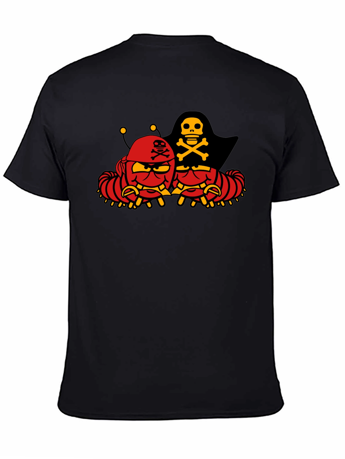 Pirate Caterpillar Black T-Shirt