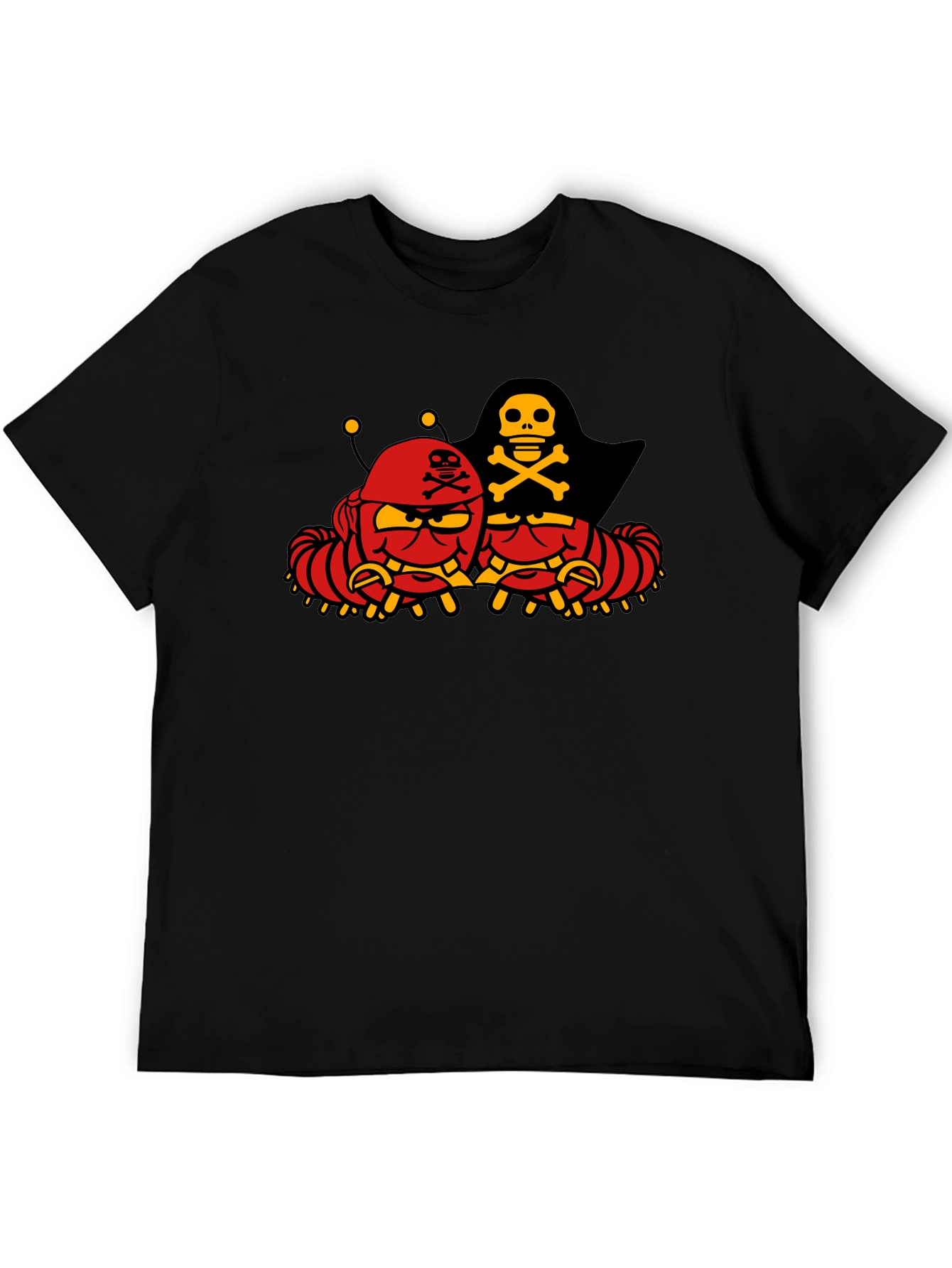 Pirate Caterpillar Black T-Shirt