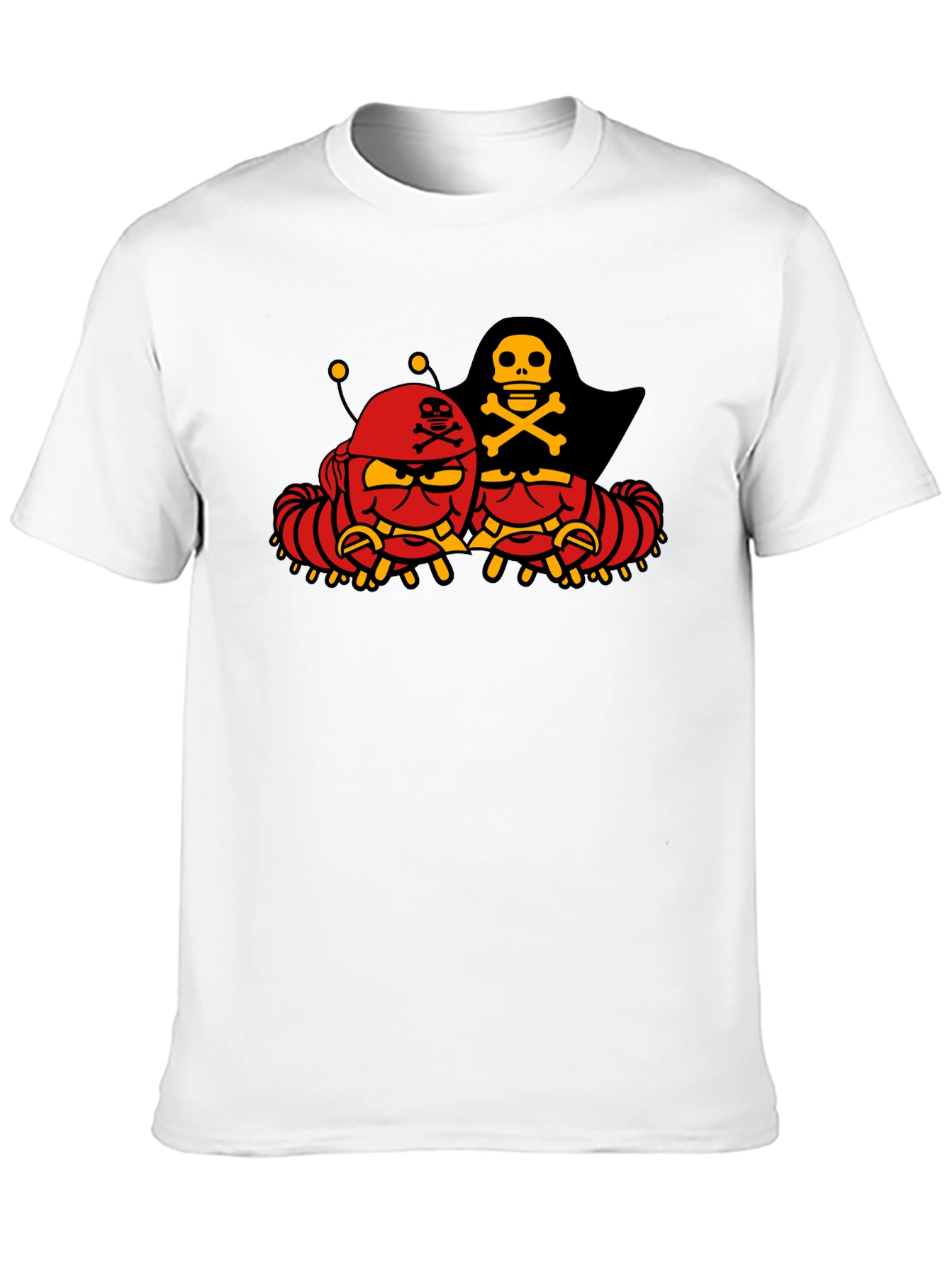Pirate Caterpillar Black T-Shirt