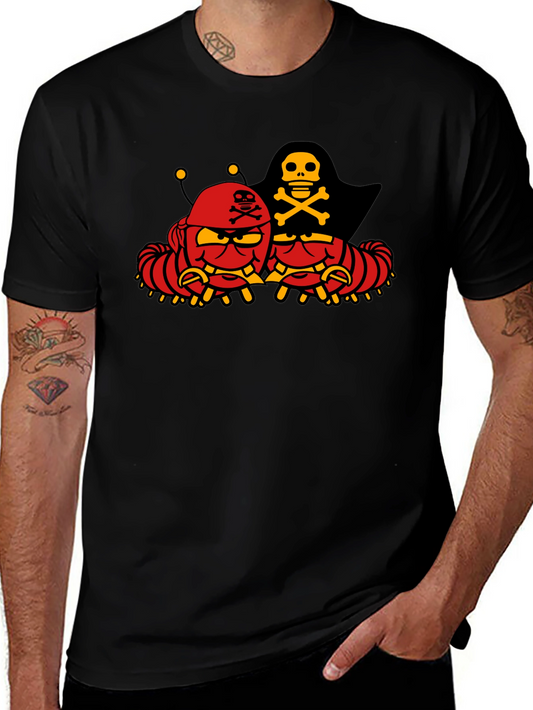 Pirate Caterpillar Black T-Shirt
