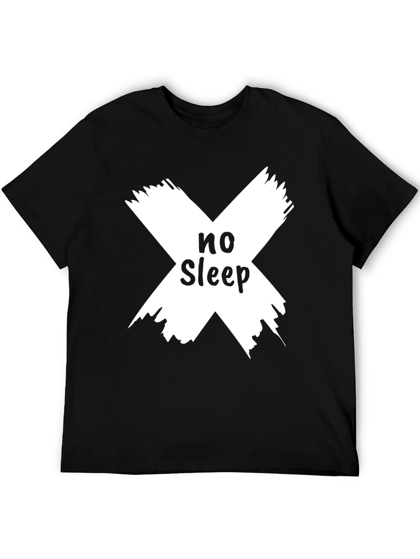 No Sleep Graphic T-Shirt - Black
