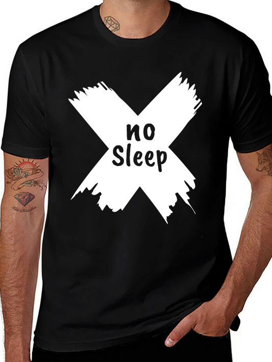 No Sleep Graphic T-Shirt - Black