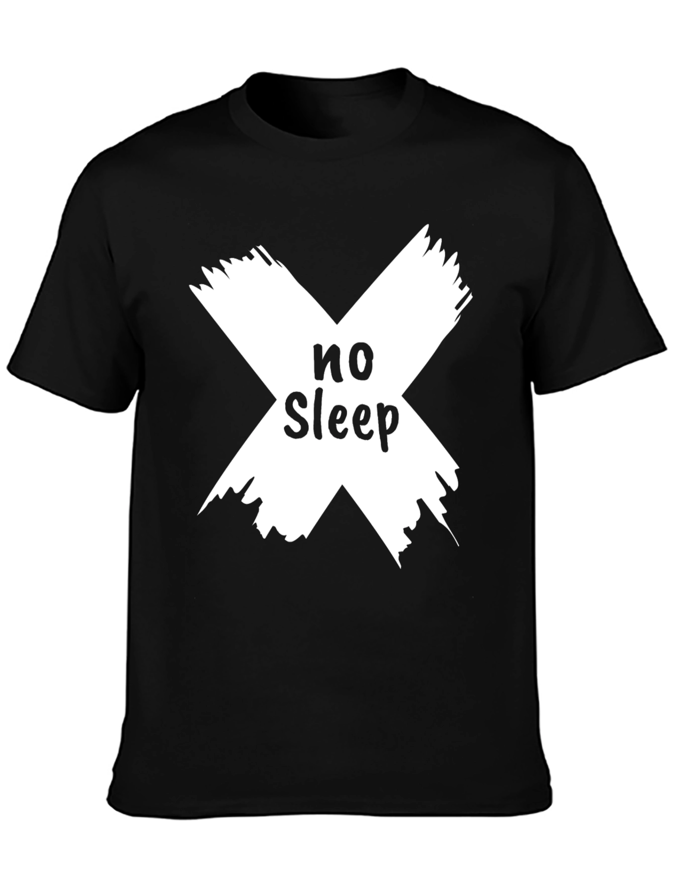 No Sleep Graphic T-Shirt - Black