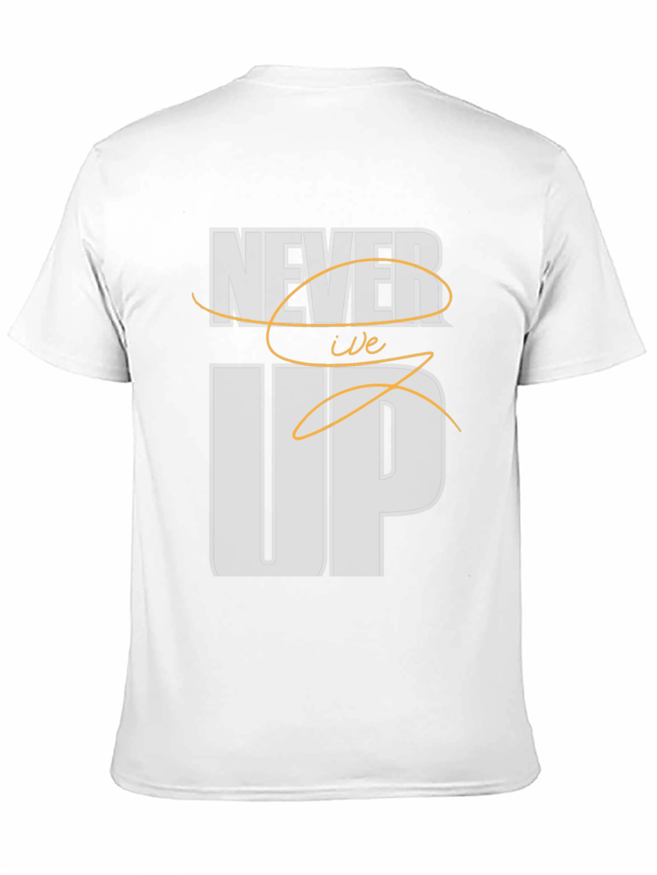 Never Give Up Graphic Tee - Motivational T-Shirt