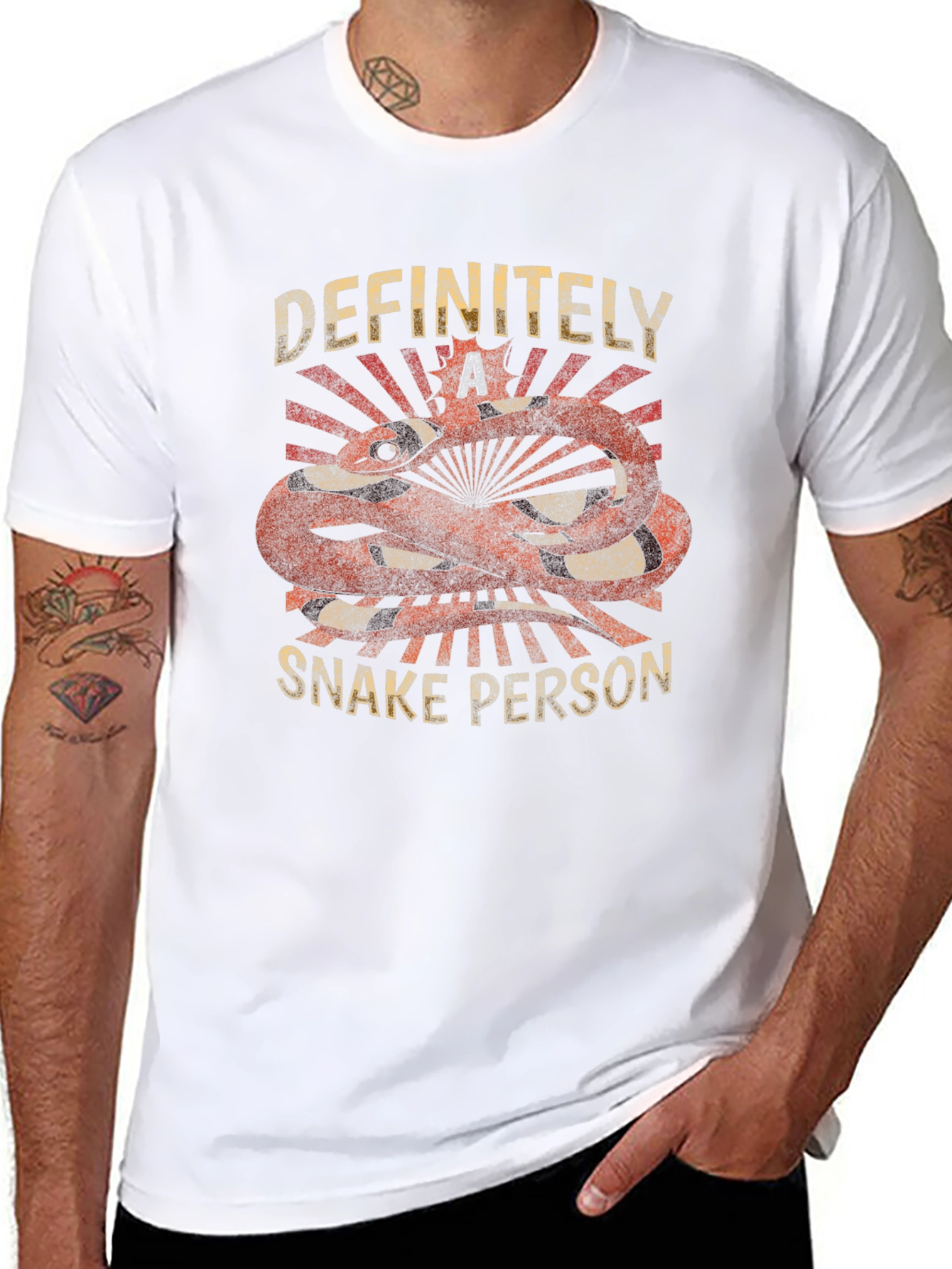 Definitely A Snake Person Graphic Tee