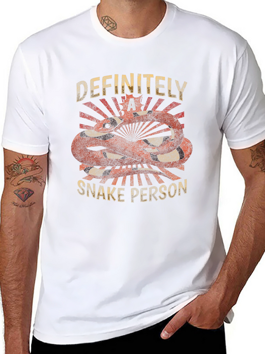 Definitely A Snake Person Graphic Tee