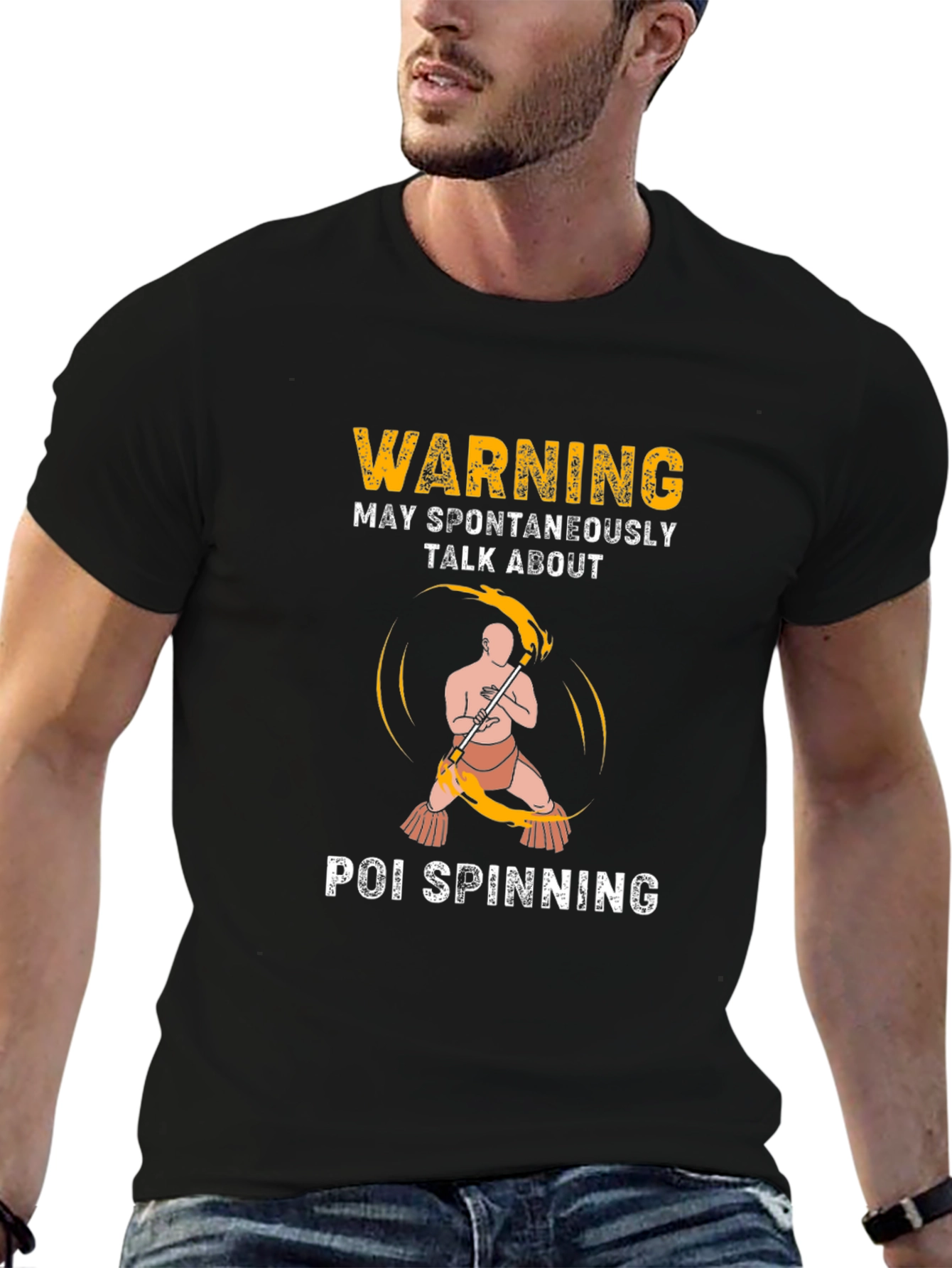 Warning Poi Spinning T-Shirt