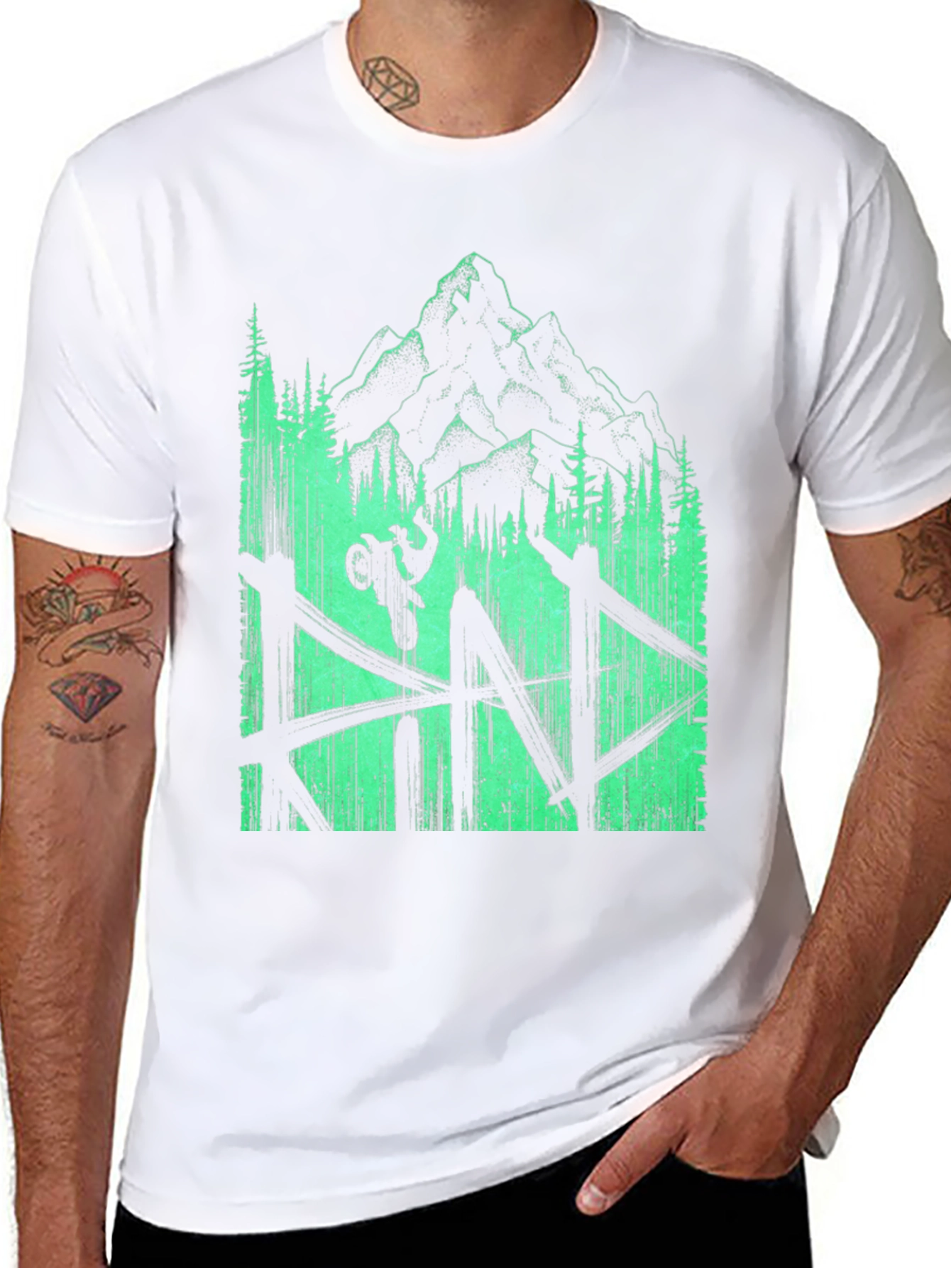 Mountain Biker Graphic Tee