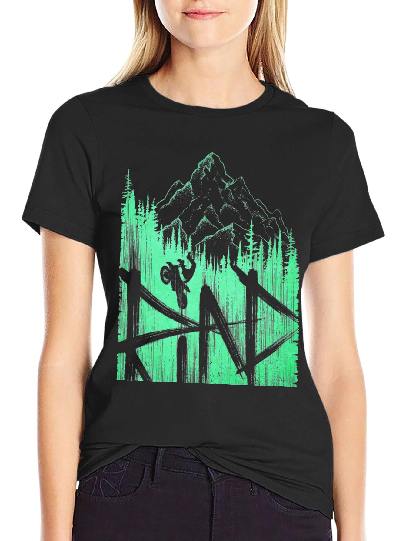 Mountain Biker Graphic Tee