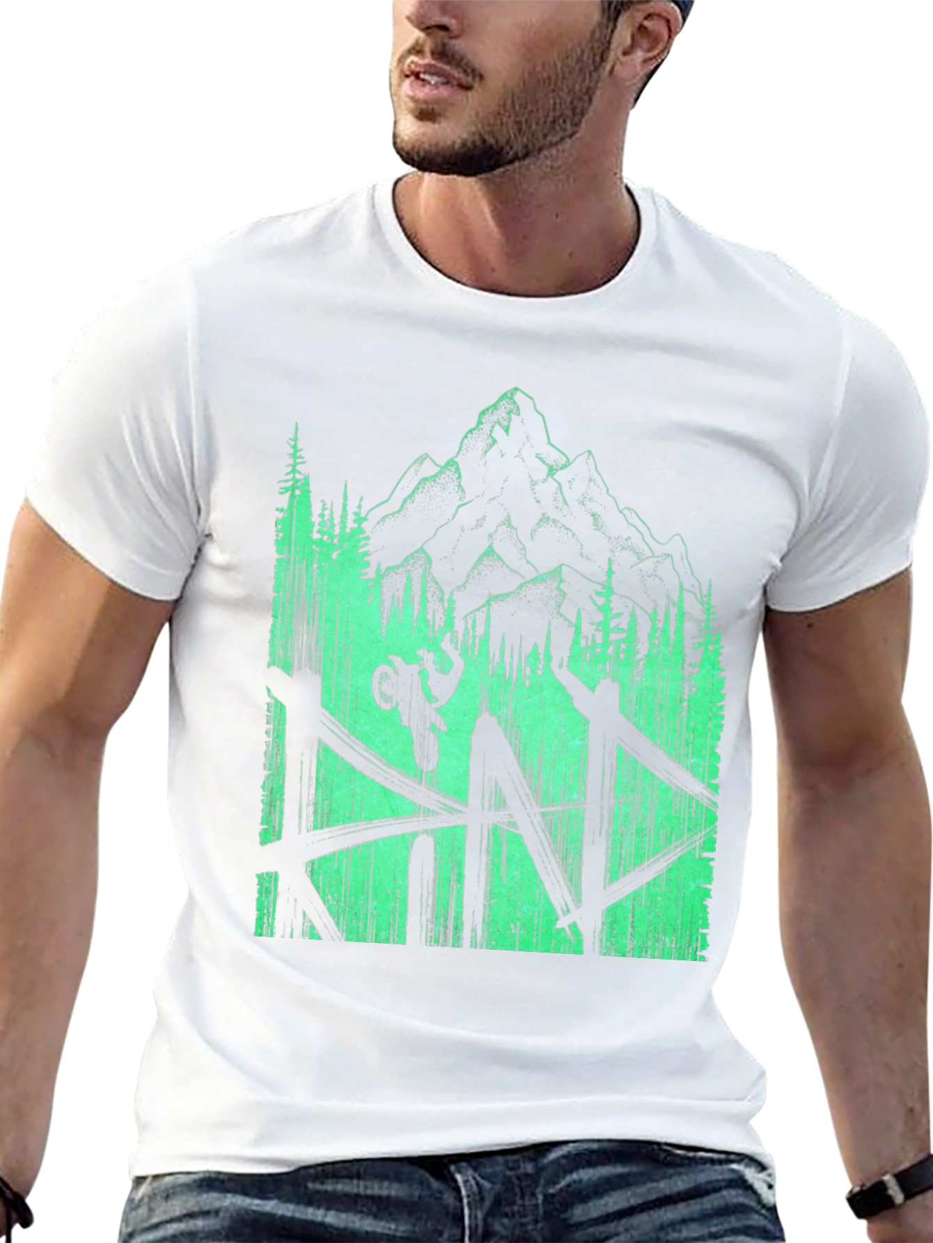 Mountain Biker Graphic Tee