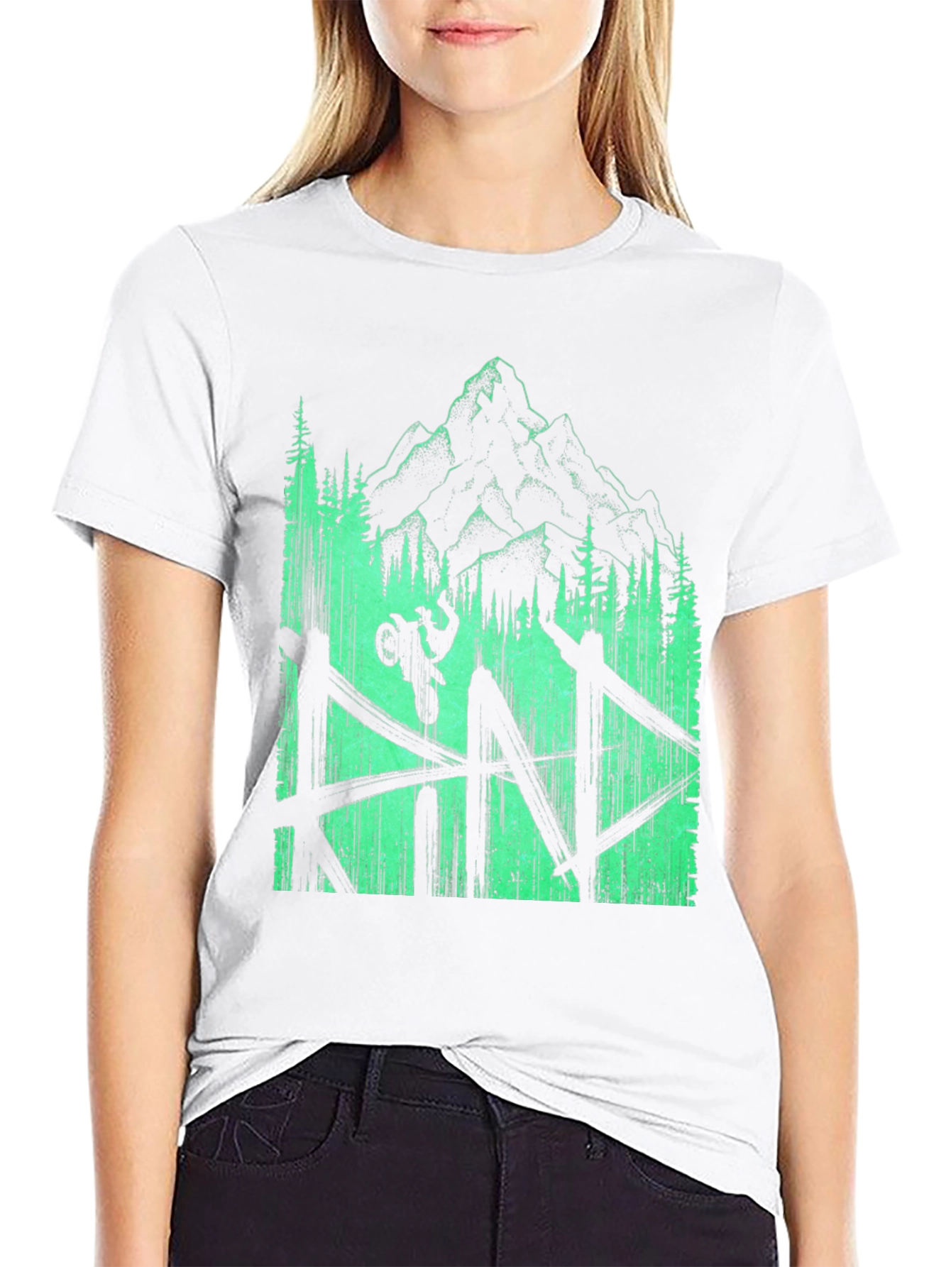 Mountain Biker Graphic Tee