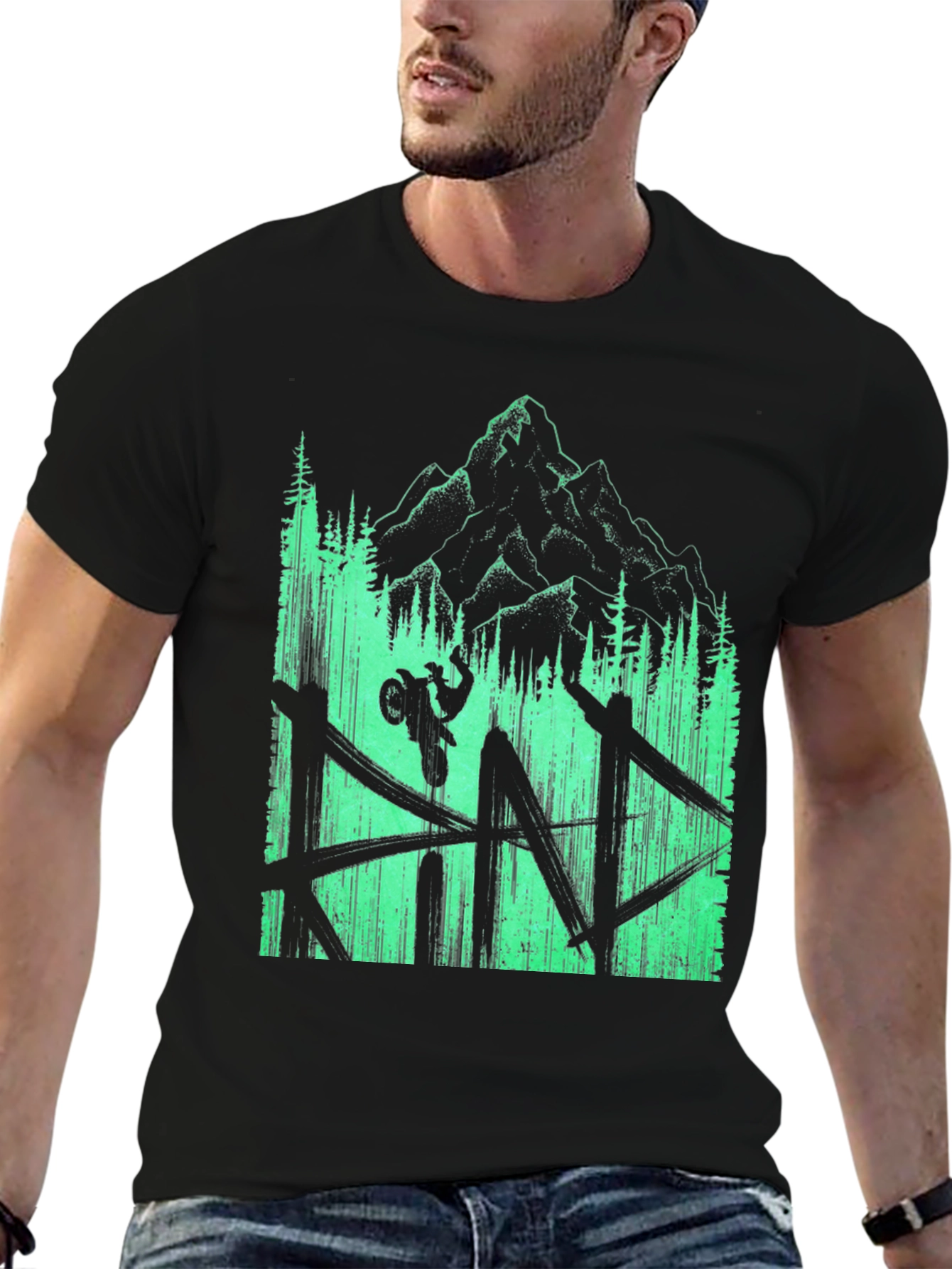 Mountain Biker Graphic Tee