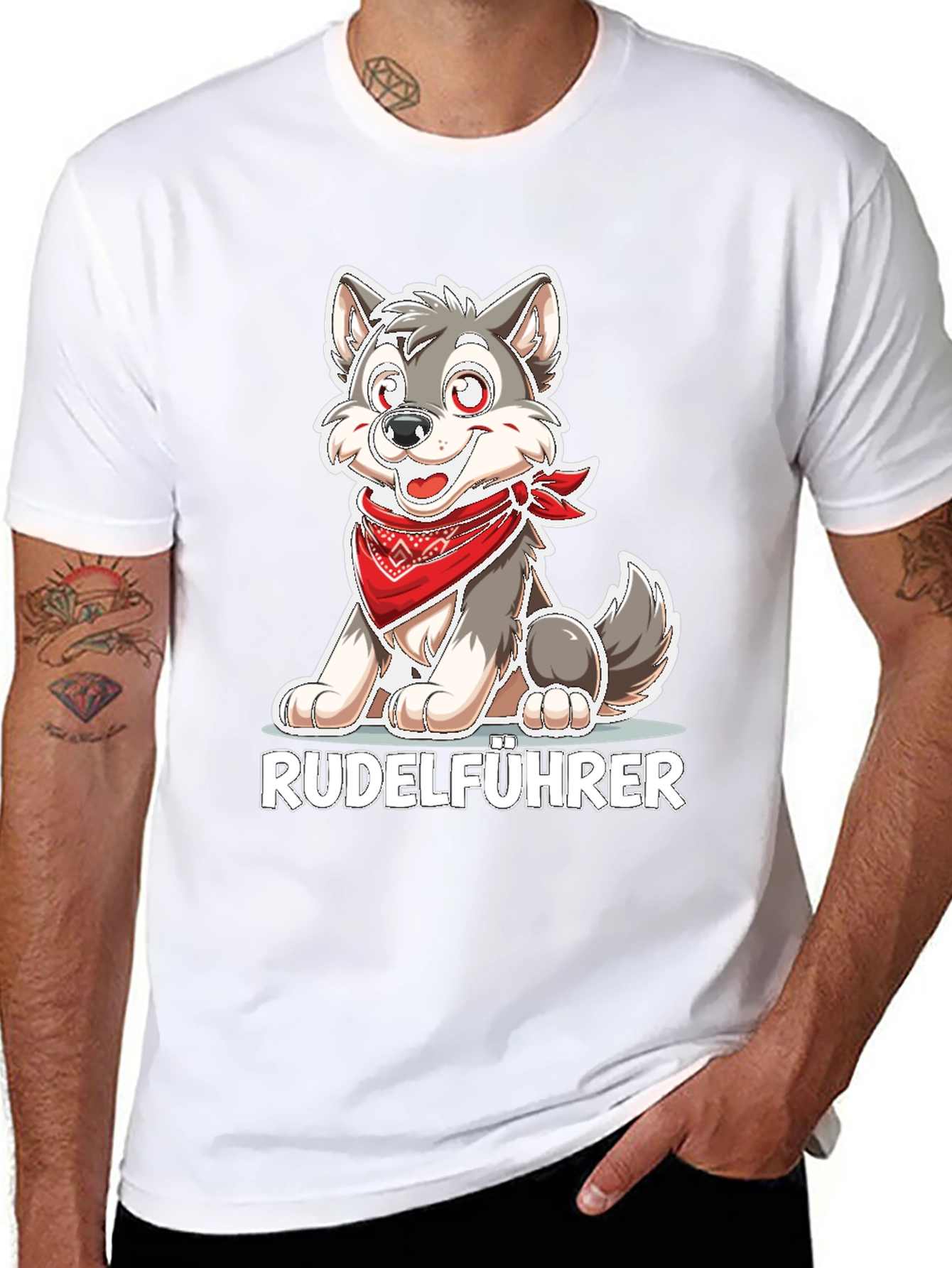 Rudelführer Wolf Graphic Tee