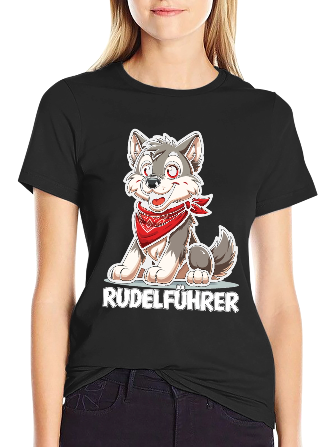 Rudelführer Wolf Graphic Tee
