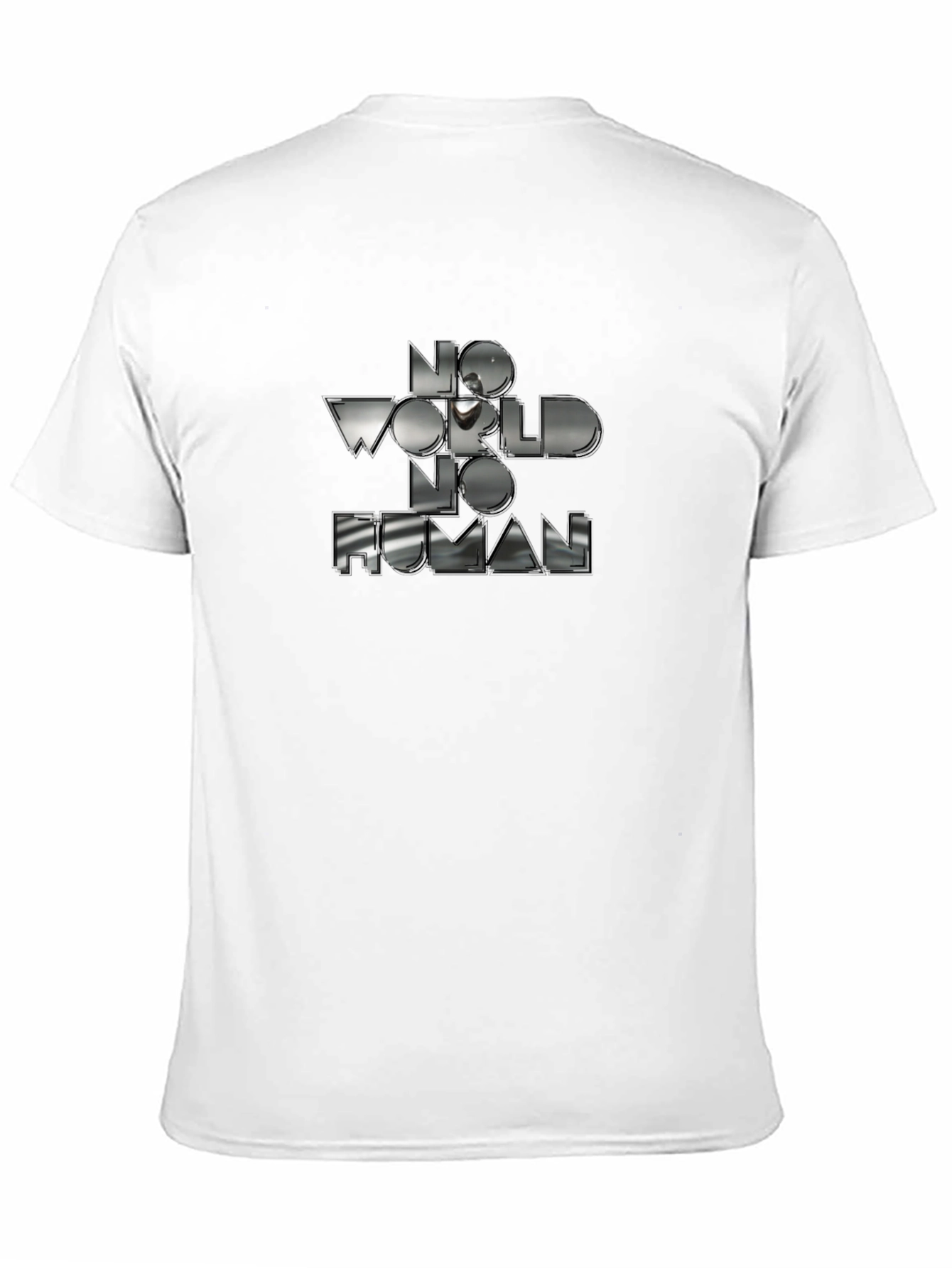 No World No Human Graphic Tee