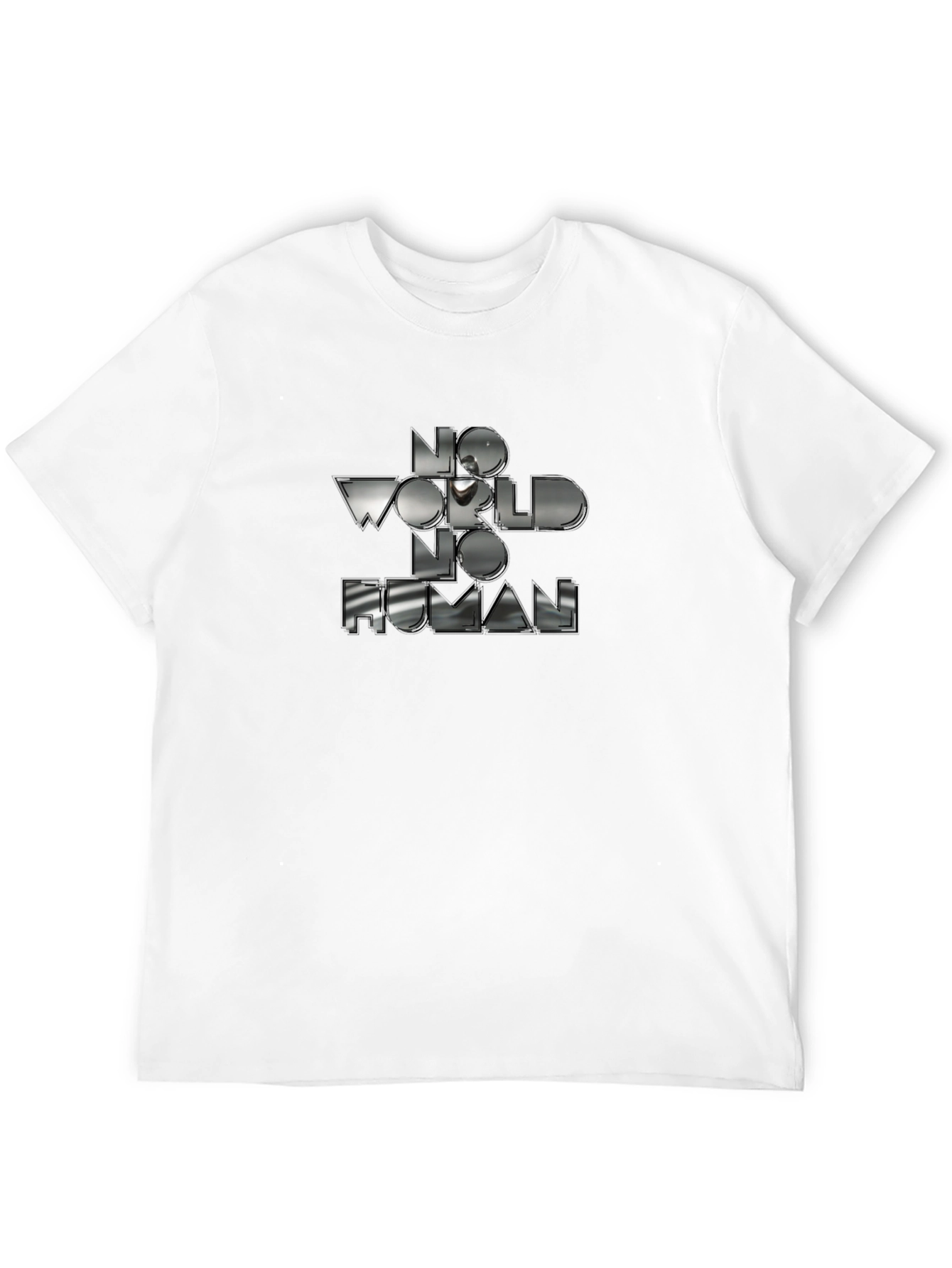 No World No Human Graphic Tee