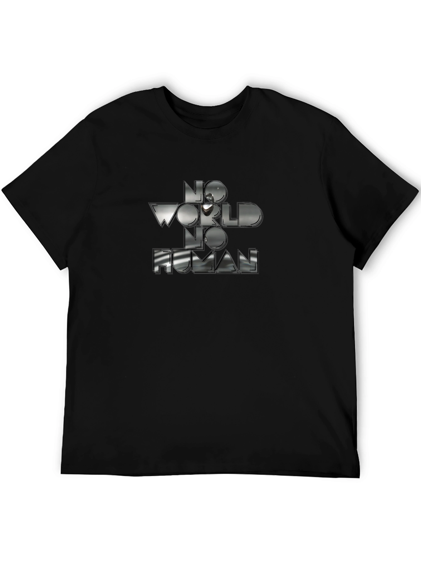 No World No Human Graphic Tee