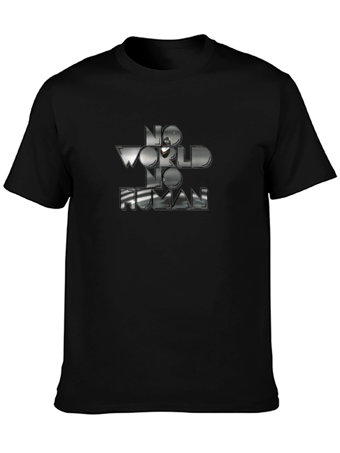 No World No Human Graphic Tee