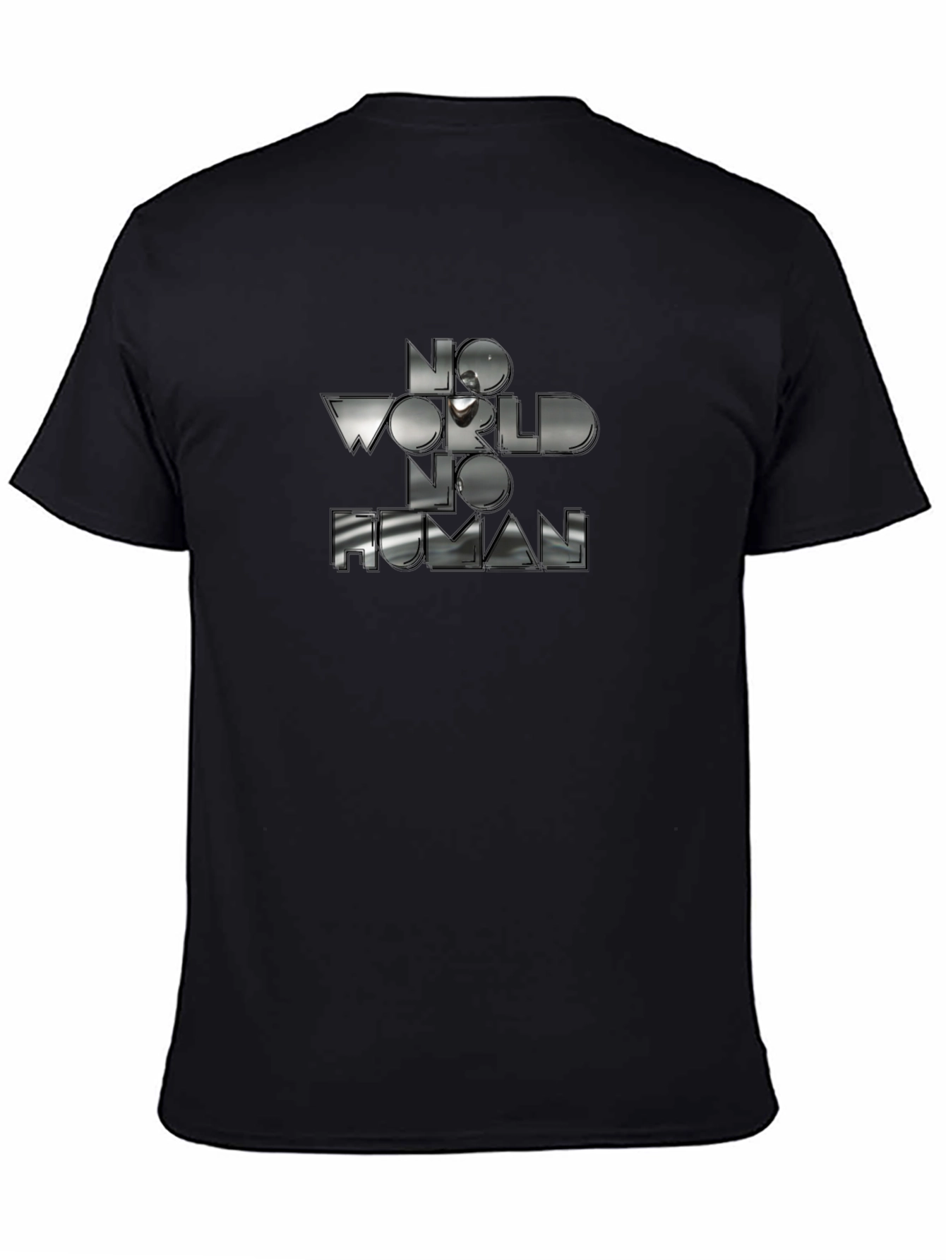 No World No Human Graphic Tee