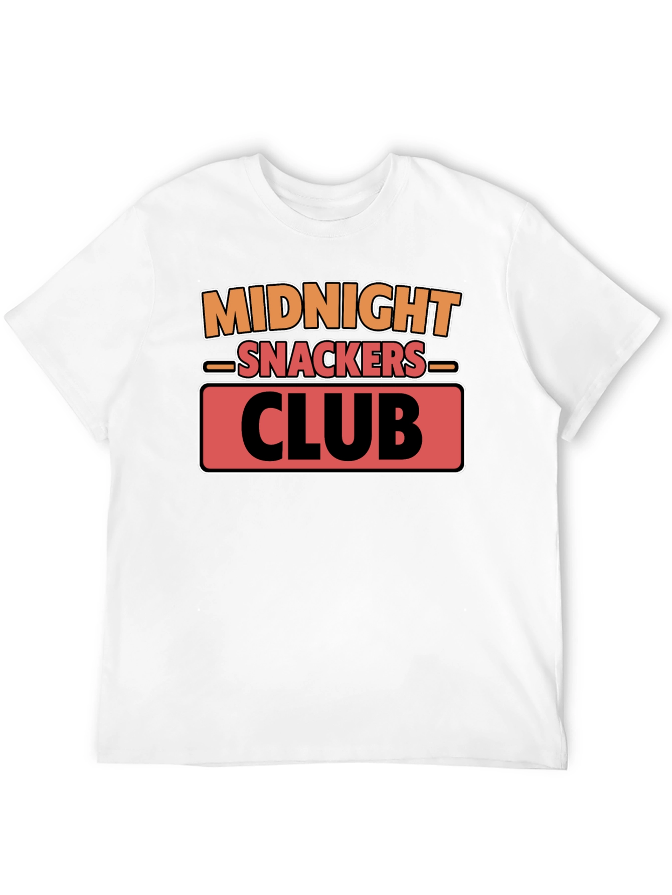Midnight Snackers Club T-Shirt - Black Cotton Tee