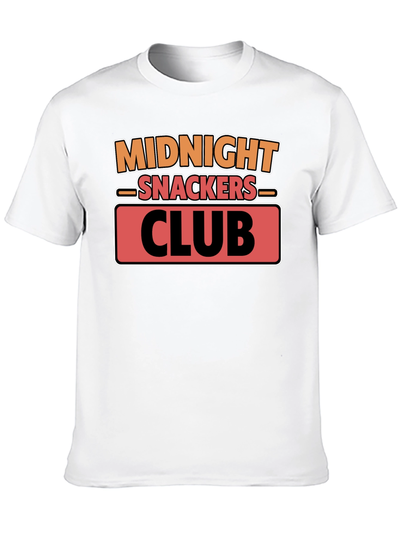 Midnight Snackers Club T-Shirt - Black Cotton Tee