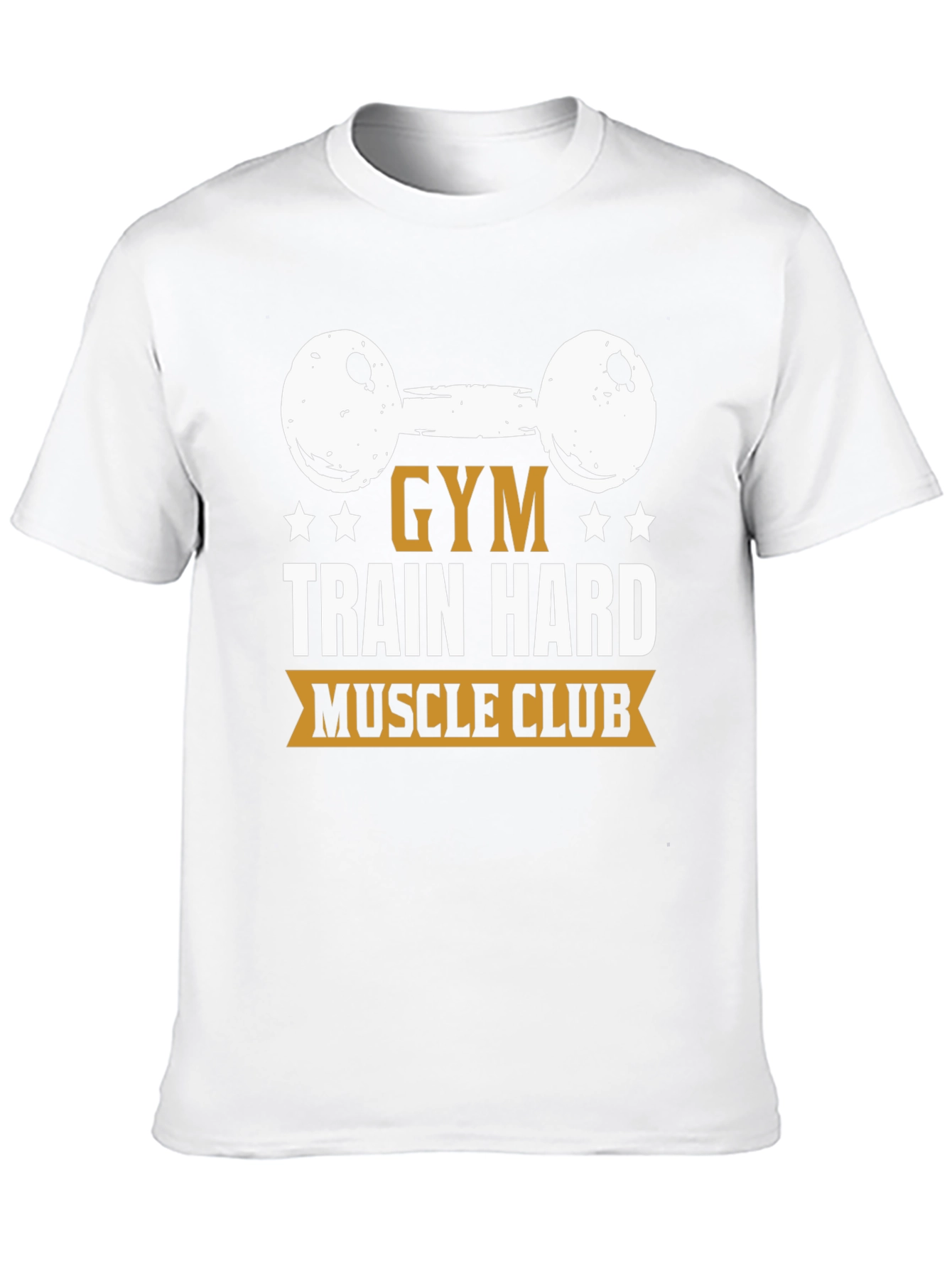 Gym Train Hard Muscle Club Black T-Shirt