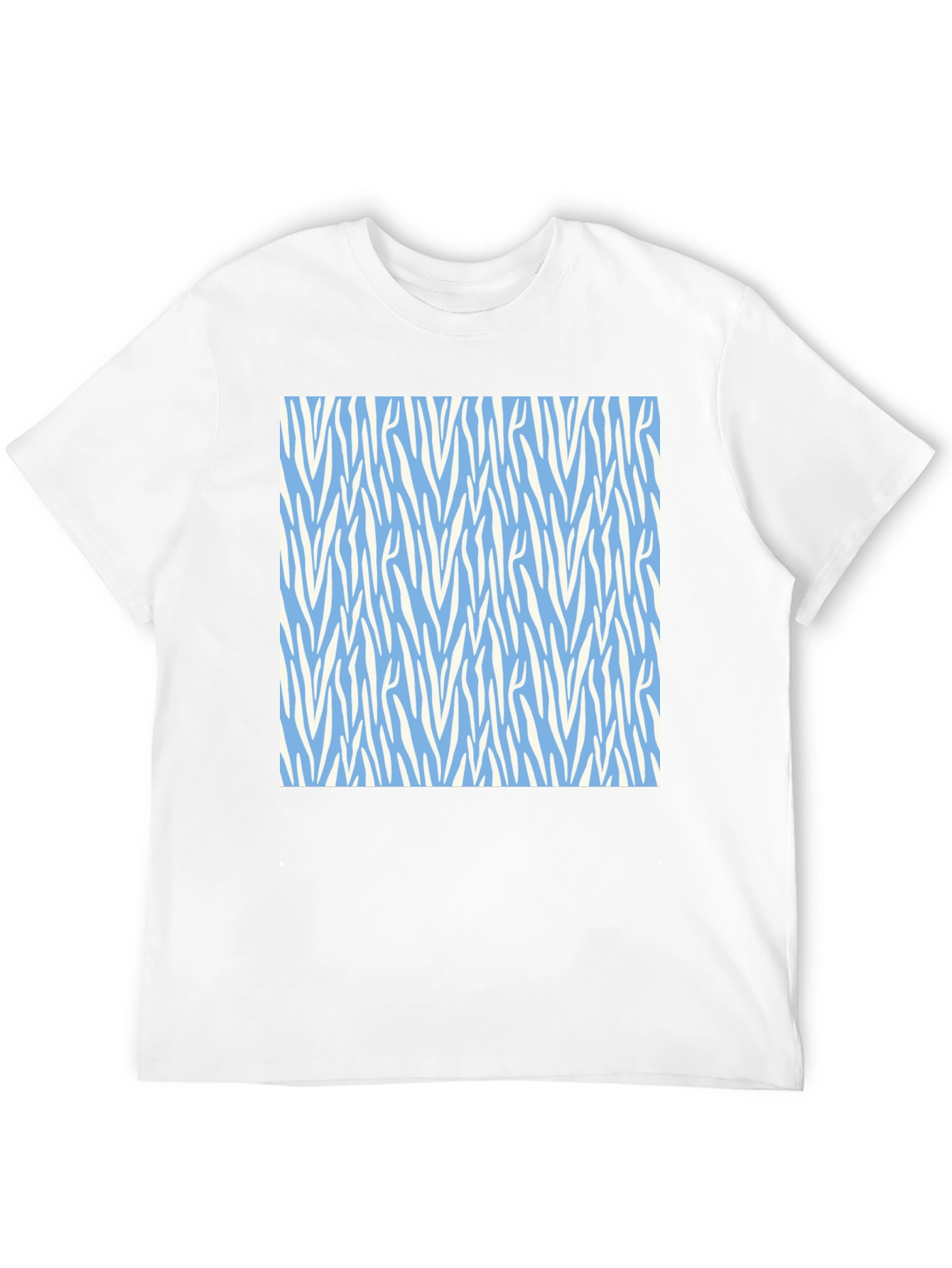 Zebra Stripe Patterned T-Shirt