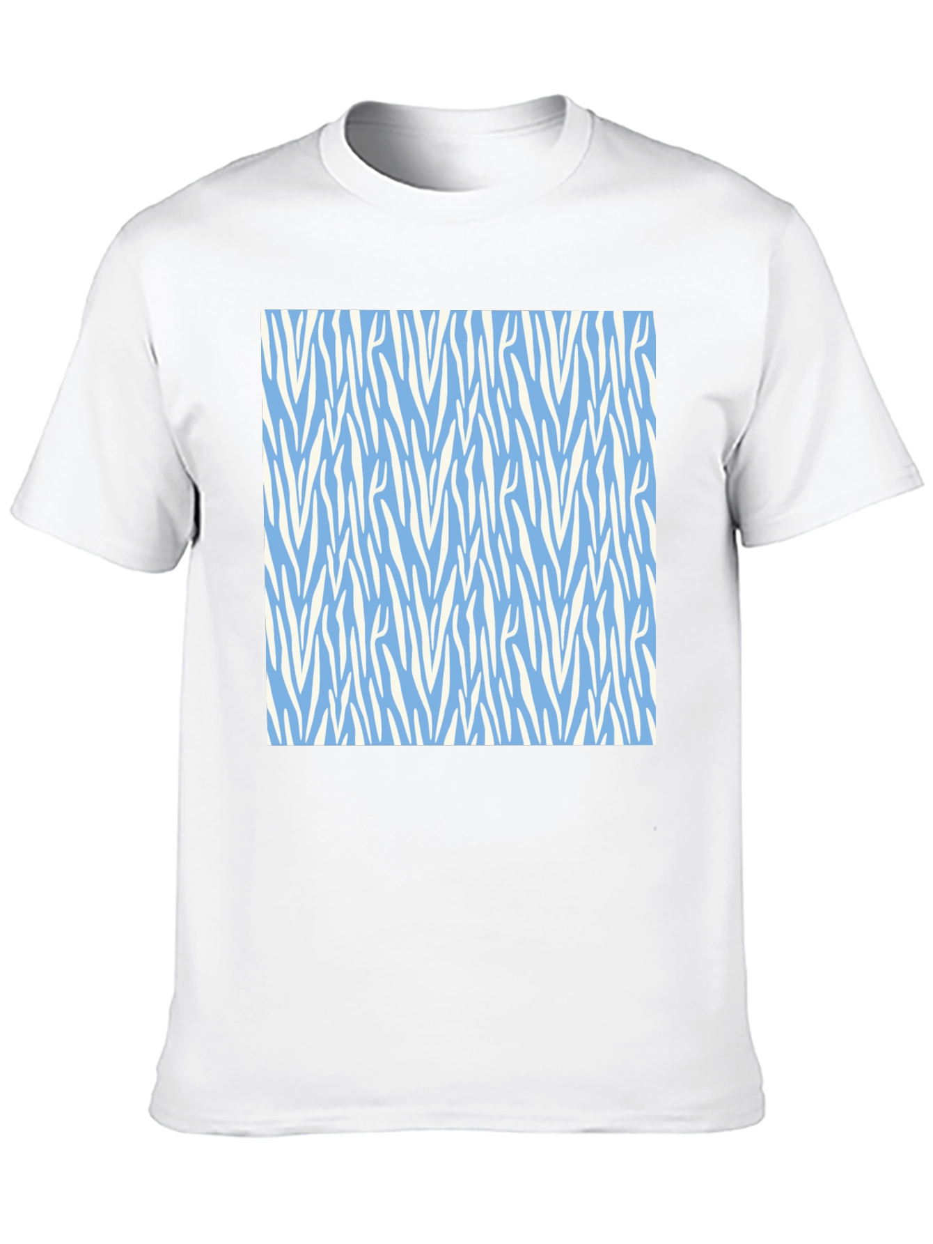 Zebra Stripe Patterned T-Shirt