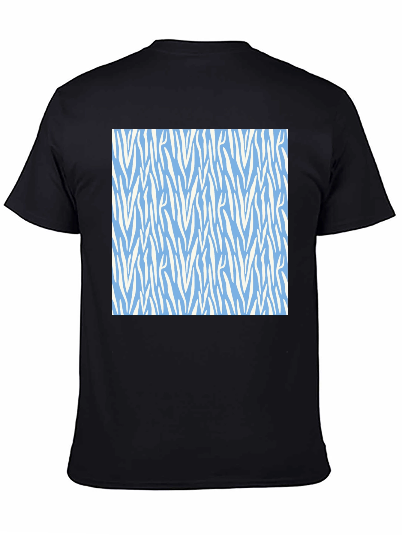 Zebra Stripe Patterned T-Shirt