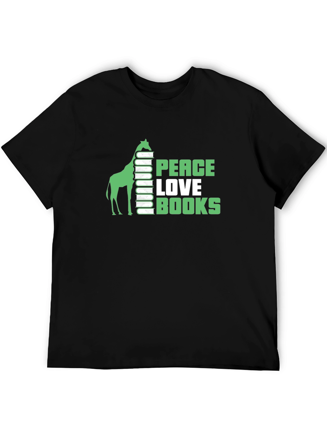 Peace Love Books Graphic T-Shirt