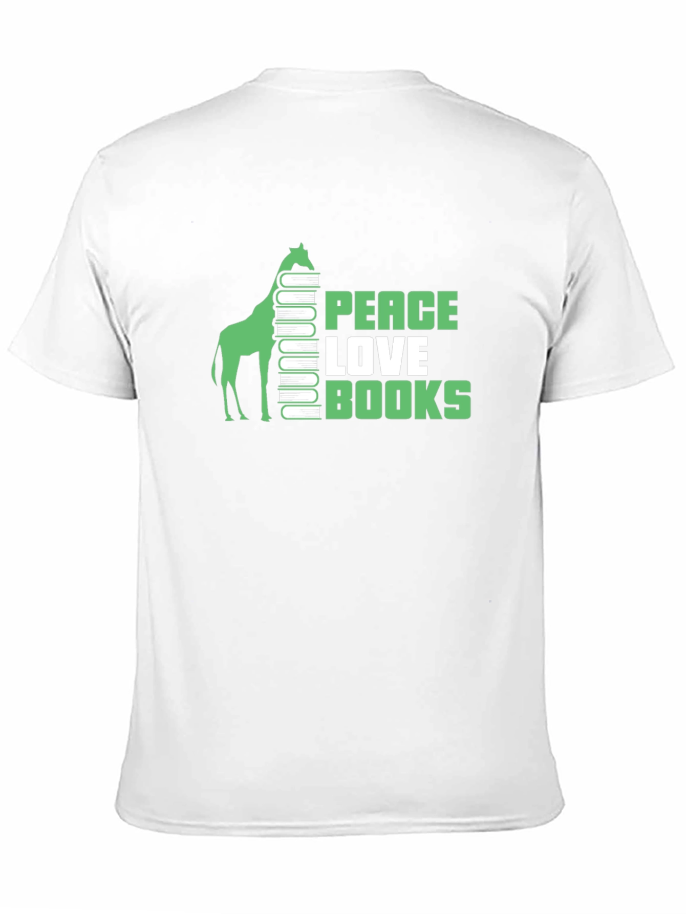 Peace Love Books Graphic T-Shirt