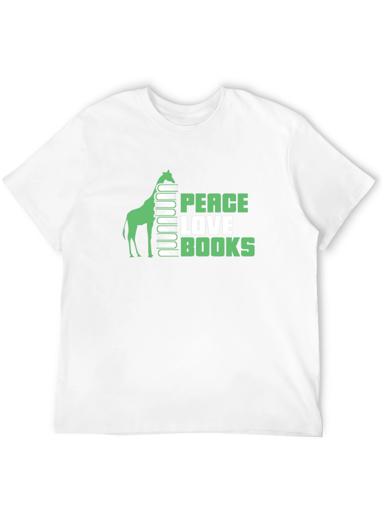 Peace Love Books Graphic T-Shirt