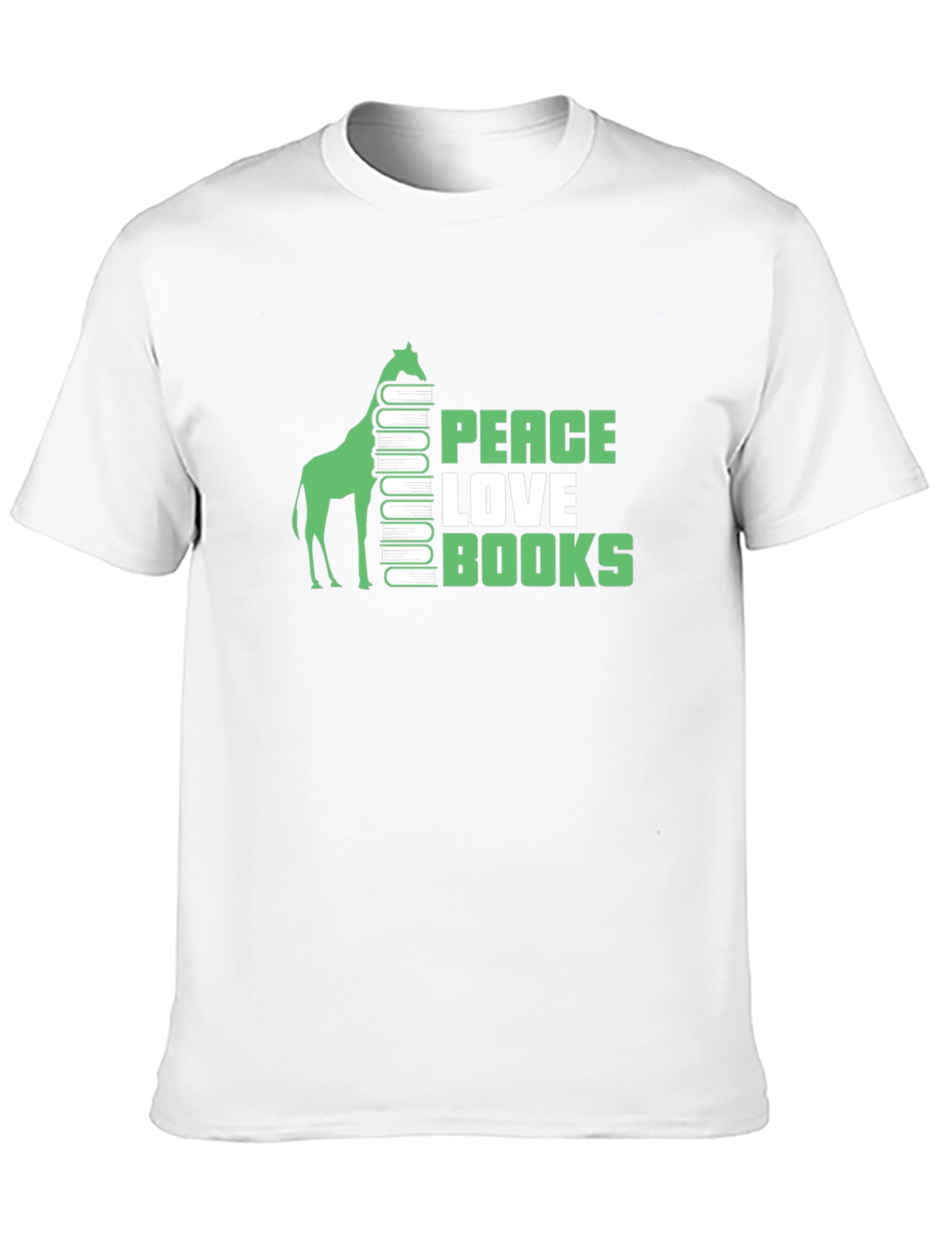 Peace Love Books Graphic T-Shirt