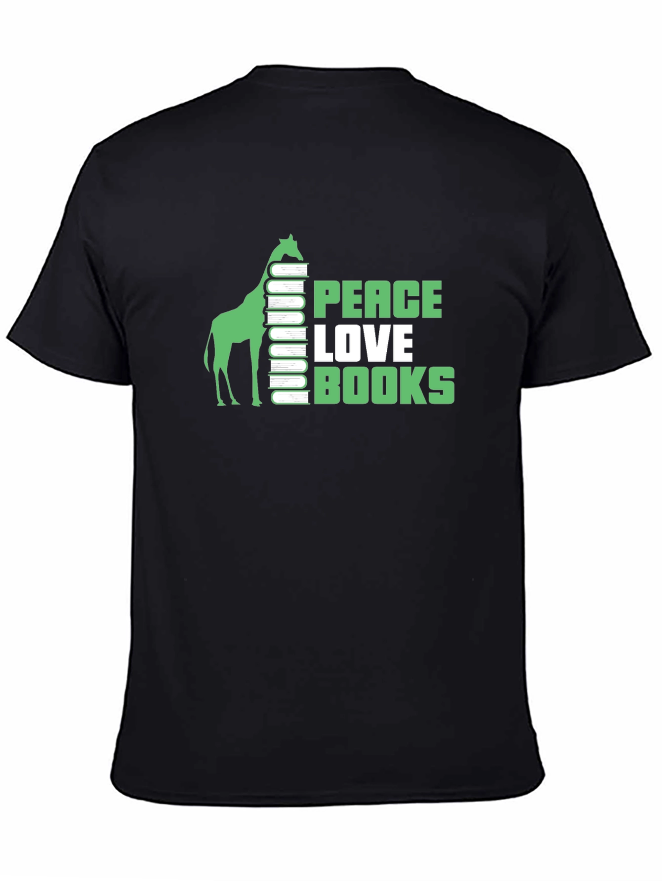Peace Love Books Graphic T-Shirt