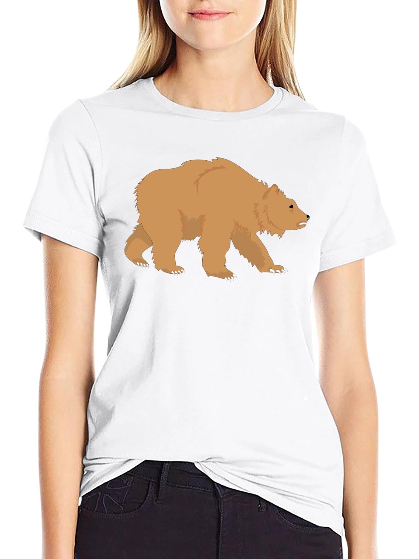 Bear Graphic T-Shirt - Casual Style