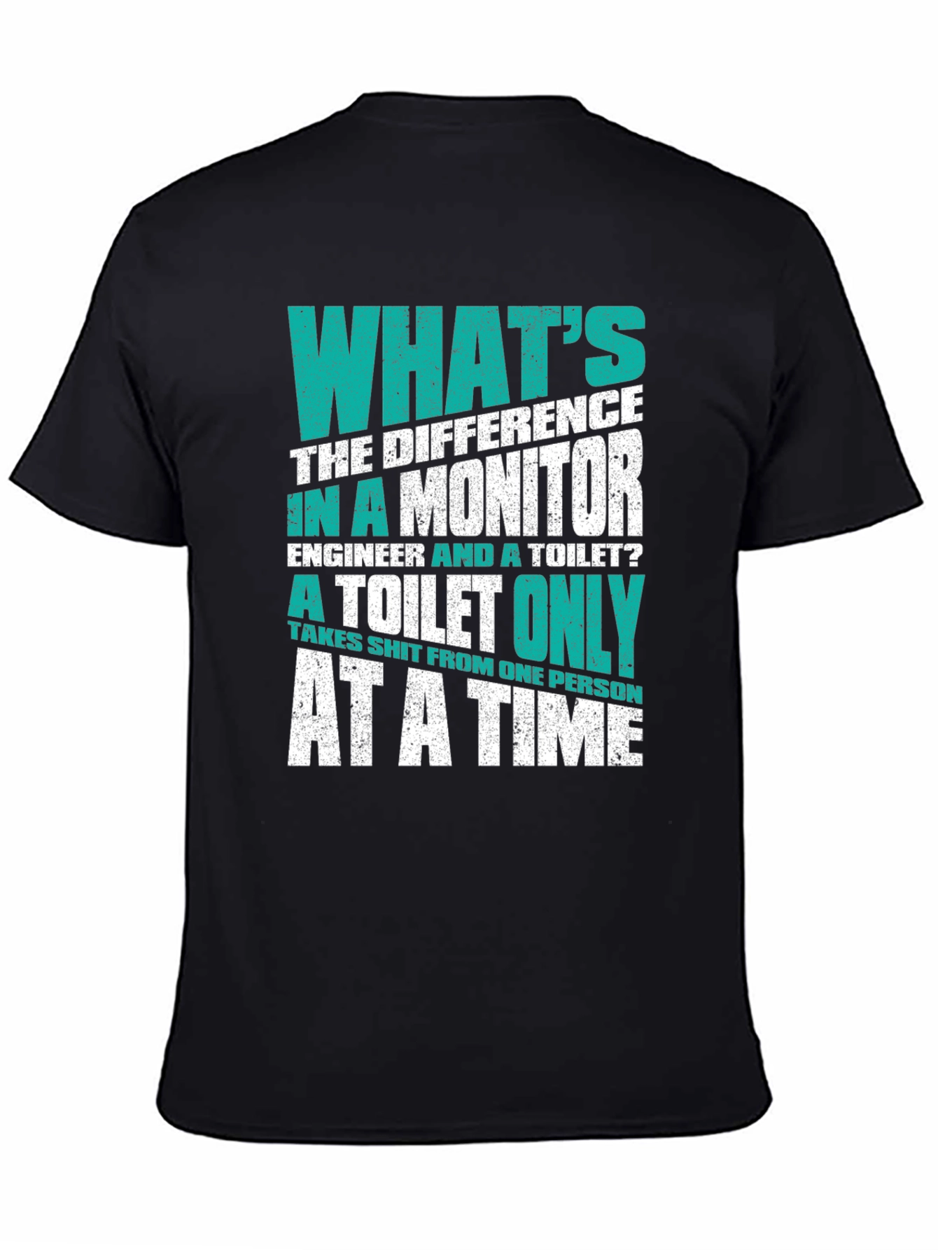 Engineer vs. Toilet T-Shirt - Funny Sarcastic Tee