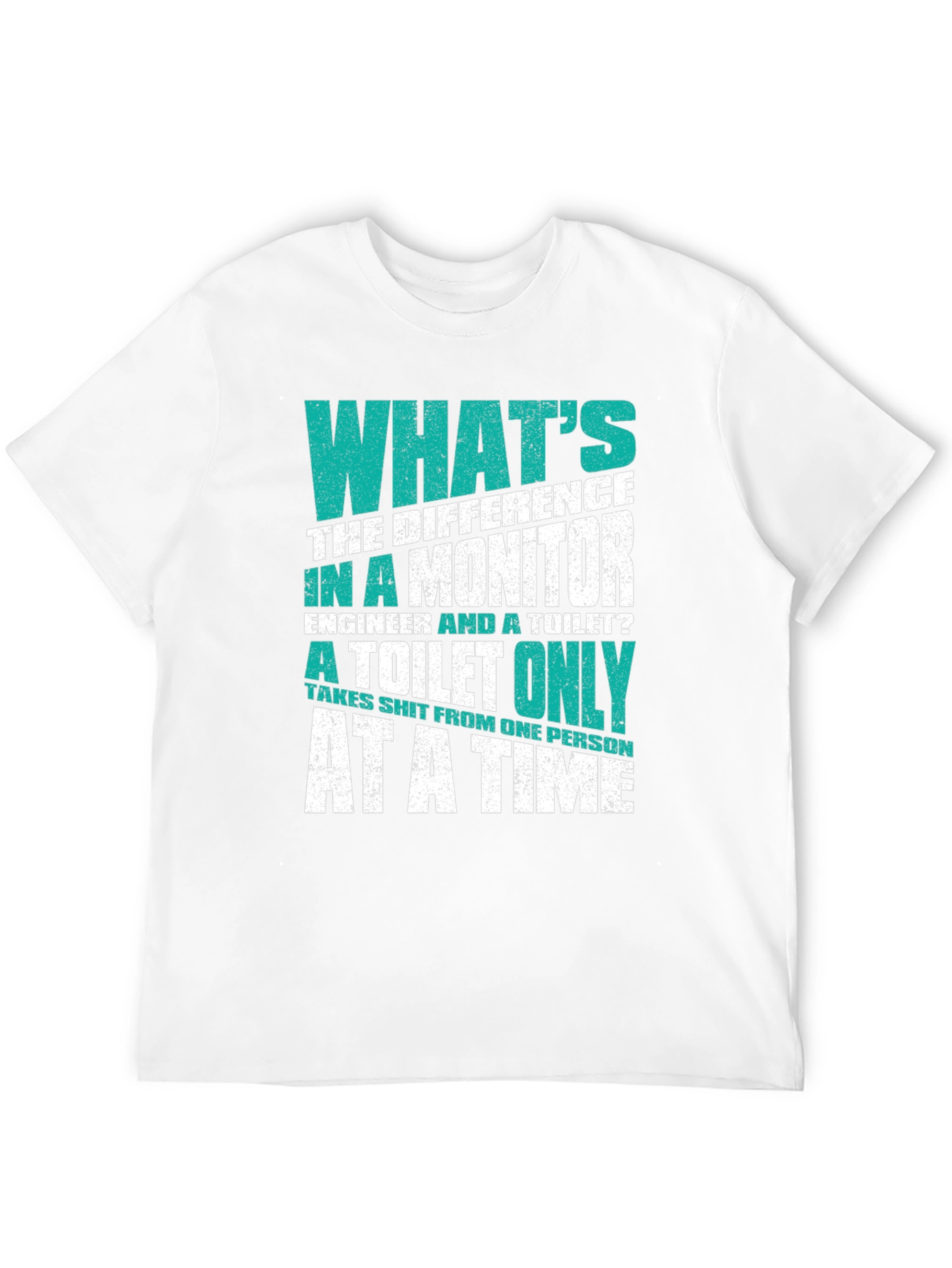 Engineer vs. Toilet T-Shirt - Funny Sarcastic Tee