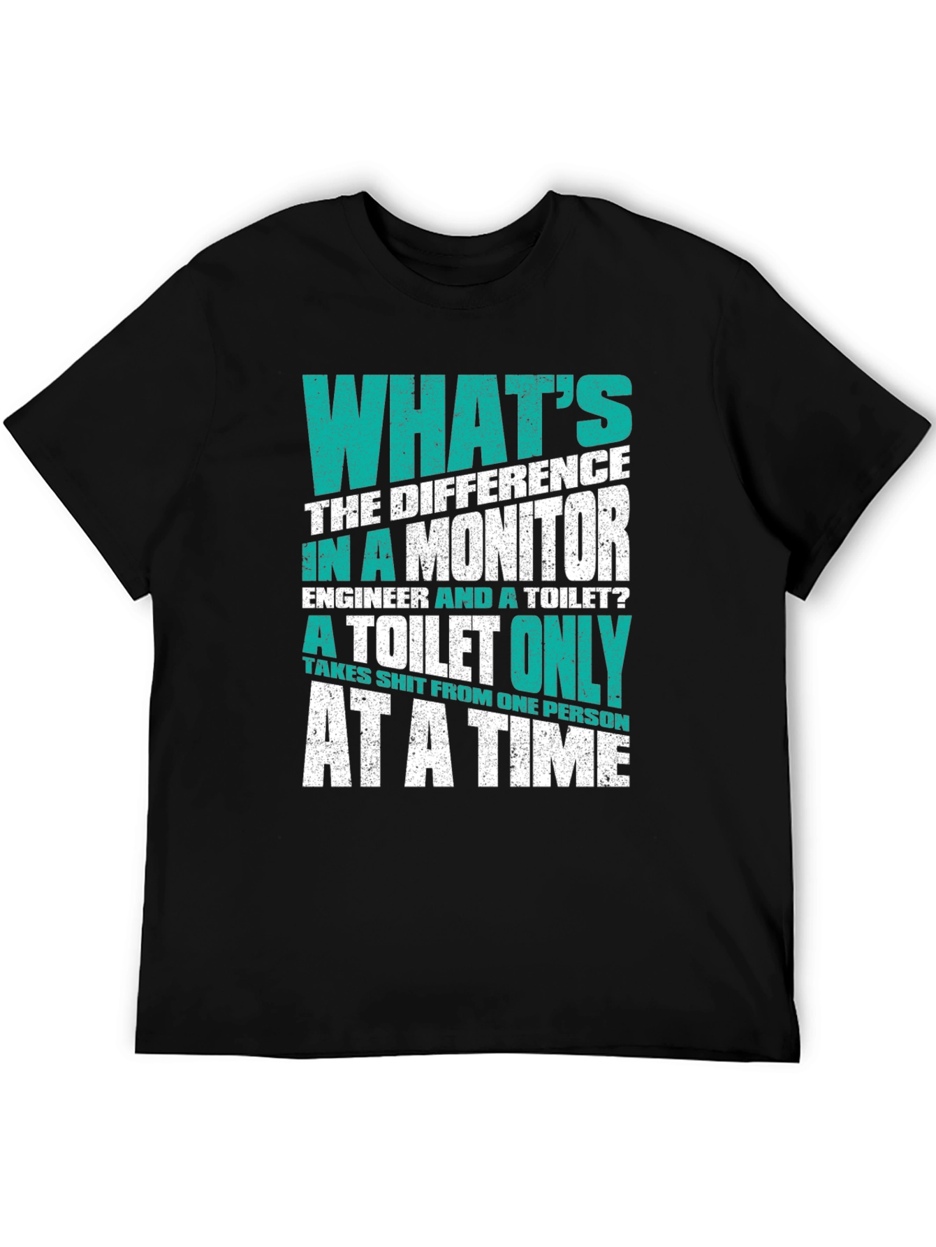 Engineer vs. Toilet T-Shirt - Funny Sarcastic Tee