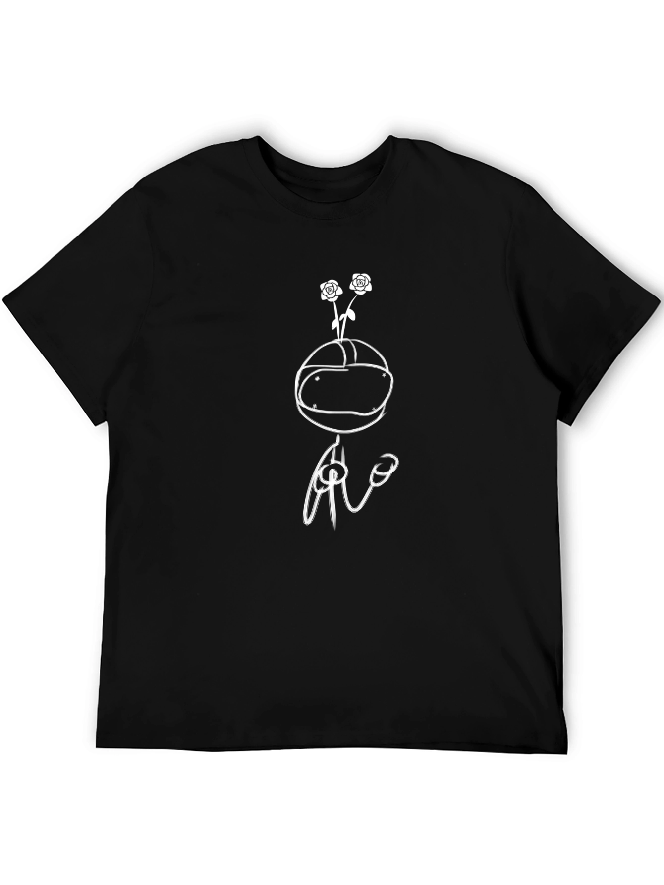 Astronaut Roses Graphic Tee - Unique Design