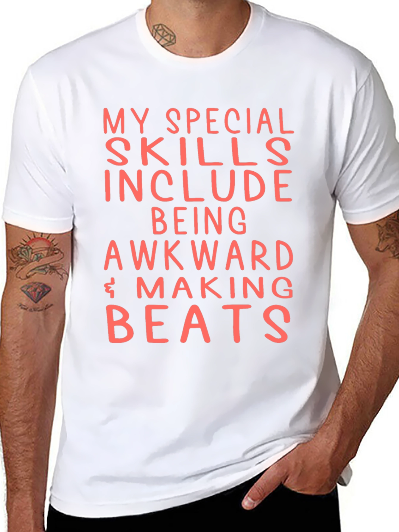 Awkward Beats Graphic Tee - Special Skills T-Shirt