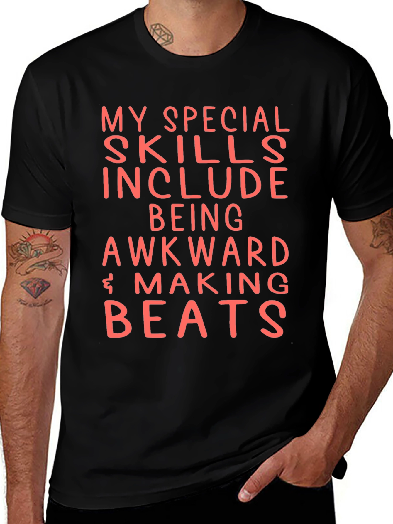 Awkward Beats Graphic Tee - Special Skills T-Shirt