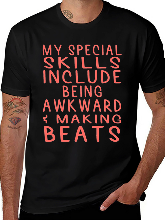Awkward Beats Graphic Tee - Special Skills T-Shirt