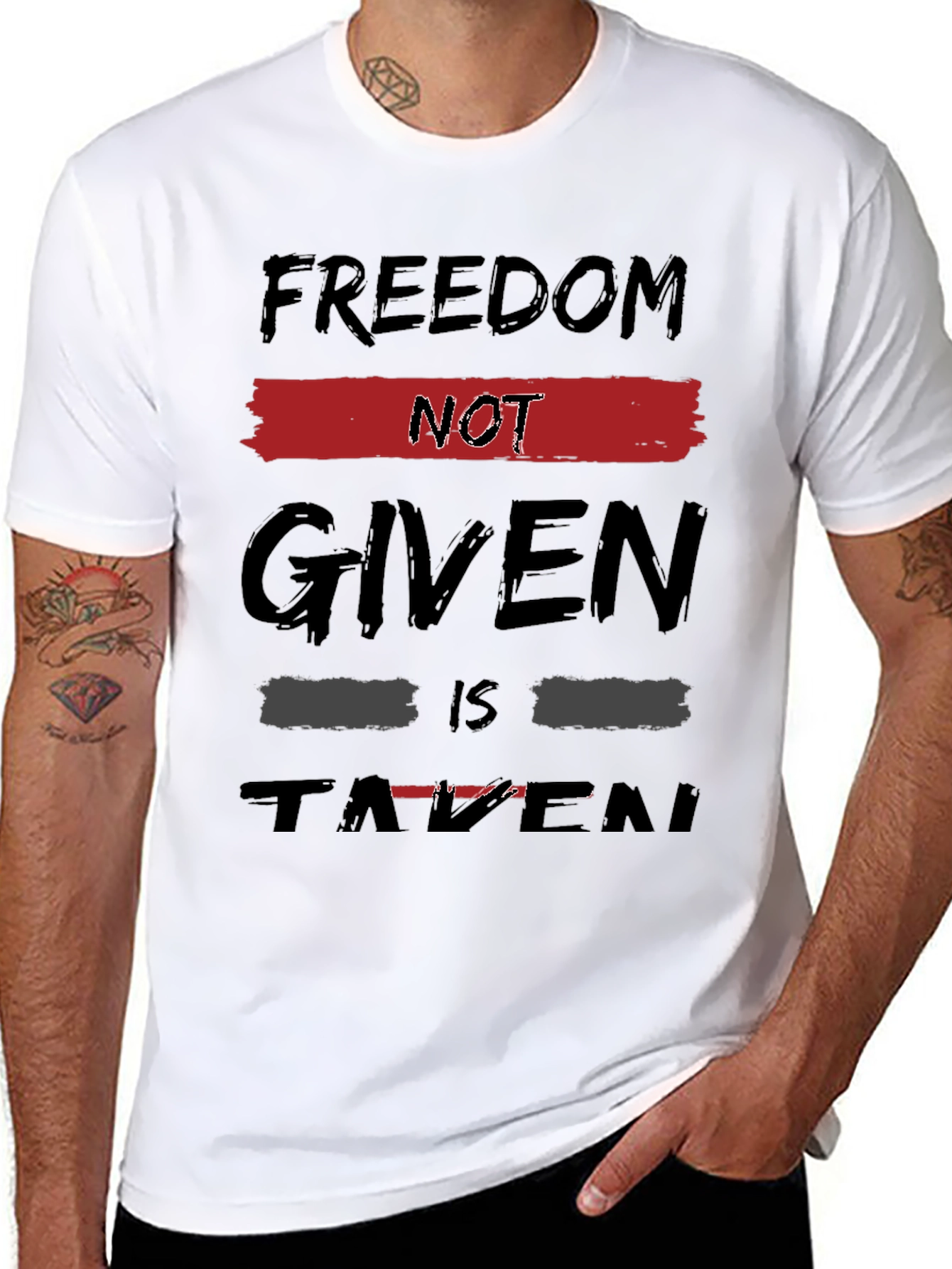 Freedom Not Given Taken Graphic Tee