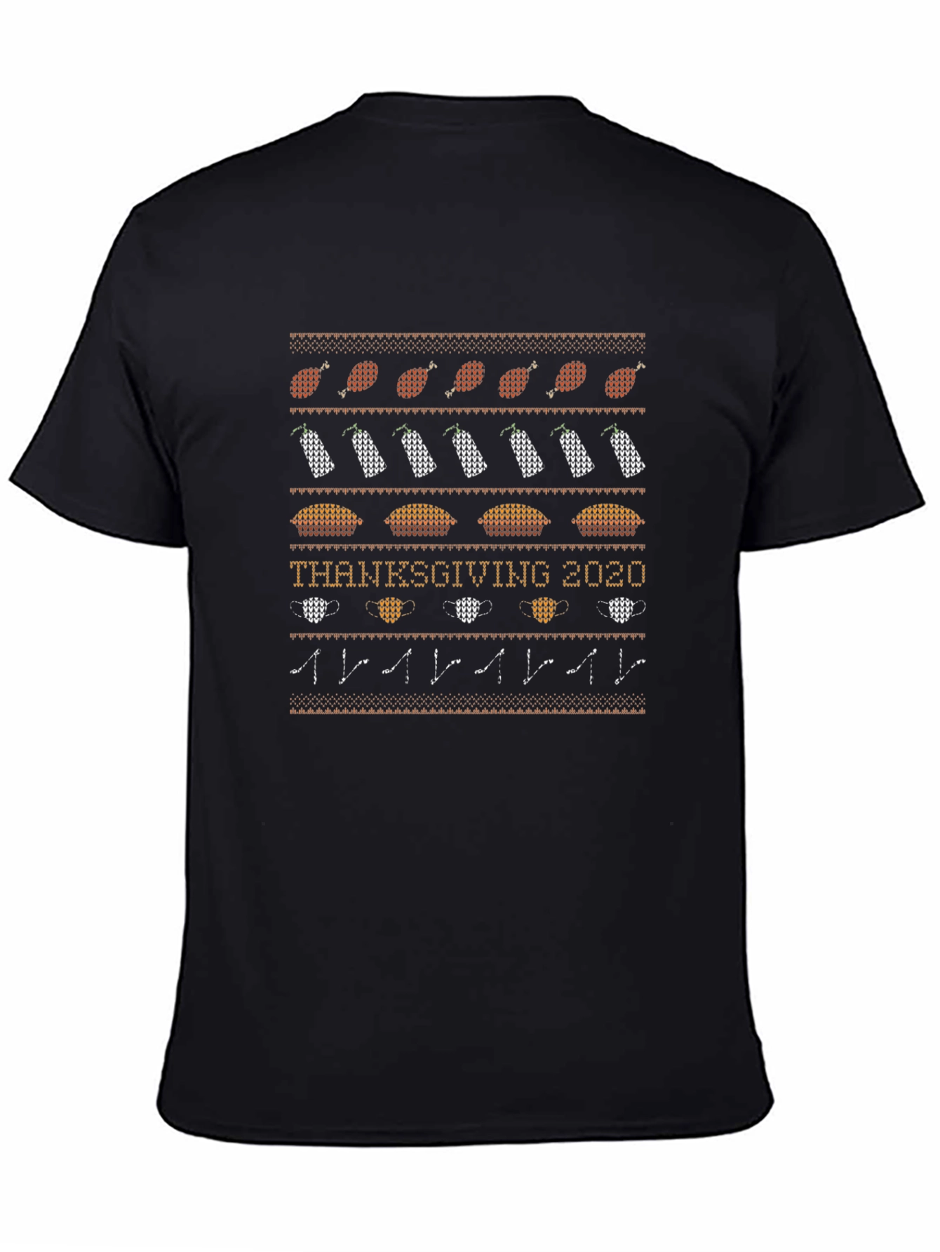 Thanksgiving 2020 Funny Pattern T-Shirt