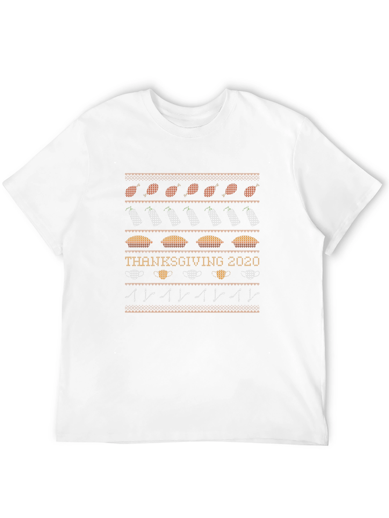 Thanksgiving 2020 Funny Pattern T-Shirt