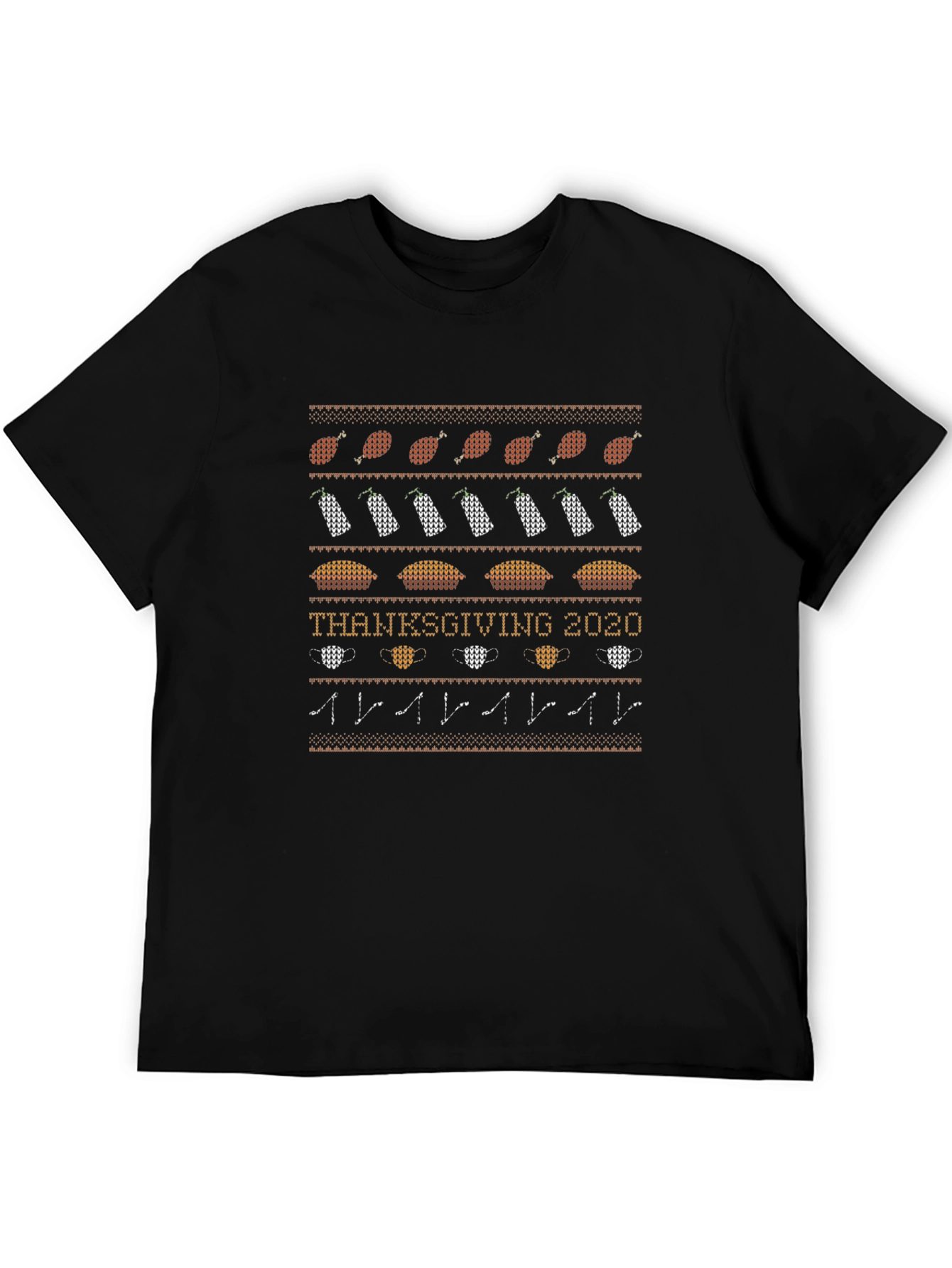 Thanksgiving 2020 Funny Pattern T-Shirt