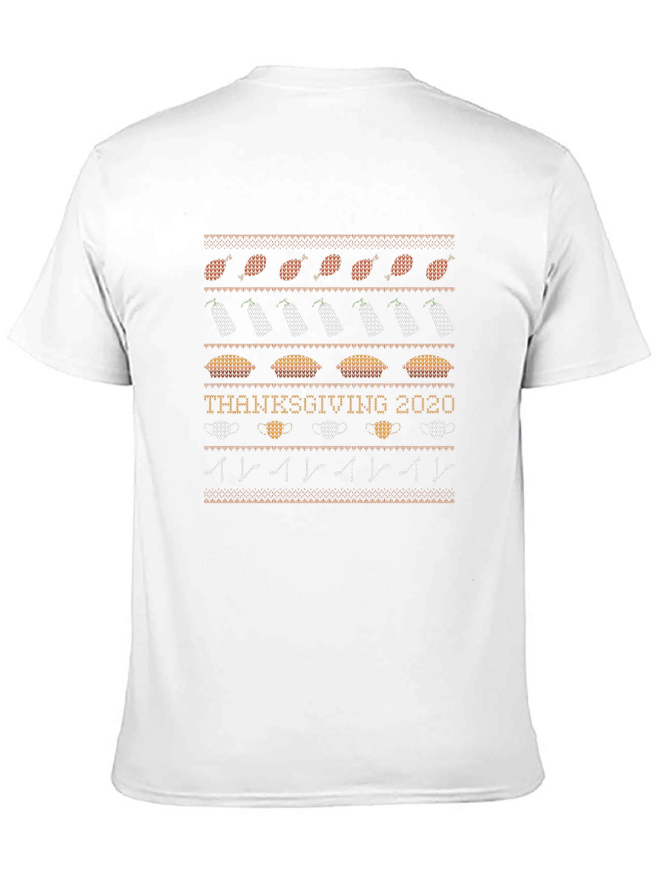 Thanksgiving 2020 Funny Pattern T-Shirt